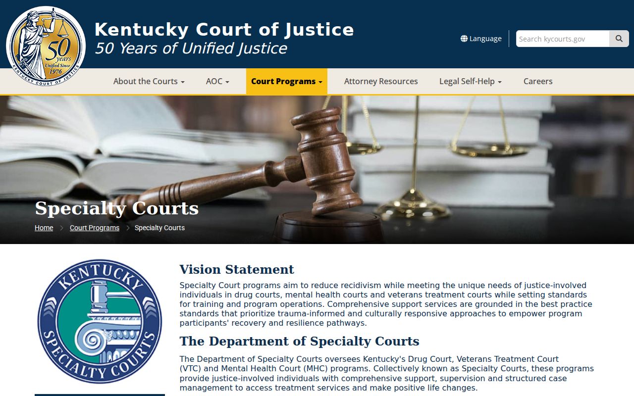 Boyd County criminal history Kentucky specialty courts