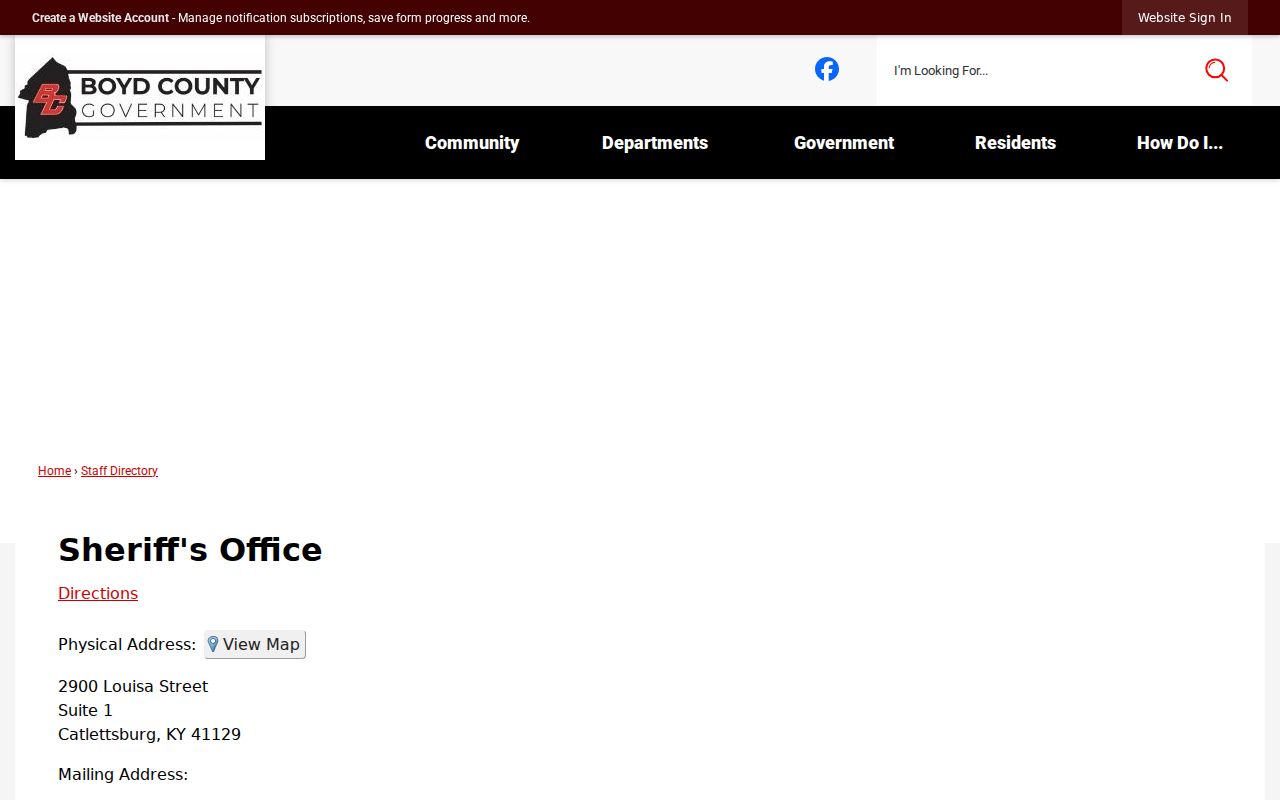 Boyd County criminal history sheriff staff directory